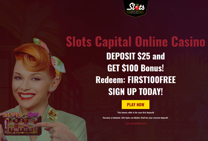 Slots Capital deposit 25 get 100 free